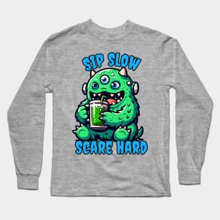 Matcha monster Long Sleeve T-Shirt